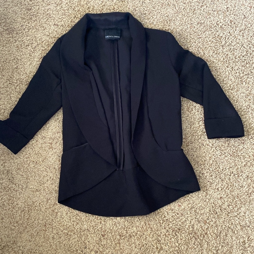 Harlowe and Graham black blazer size medium